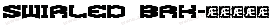 Swirled BRK字体转换